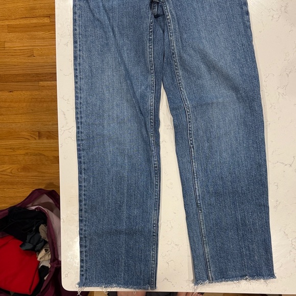 Everlane Wide Leg Jeans in Classic Blue - Picture 4 of 6